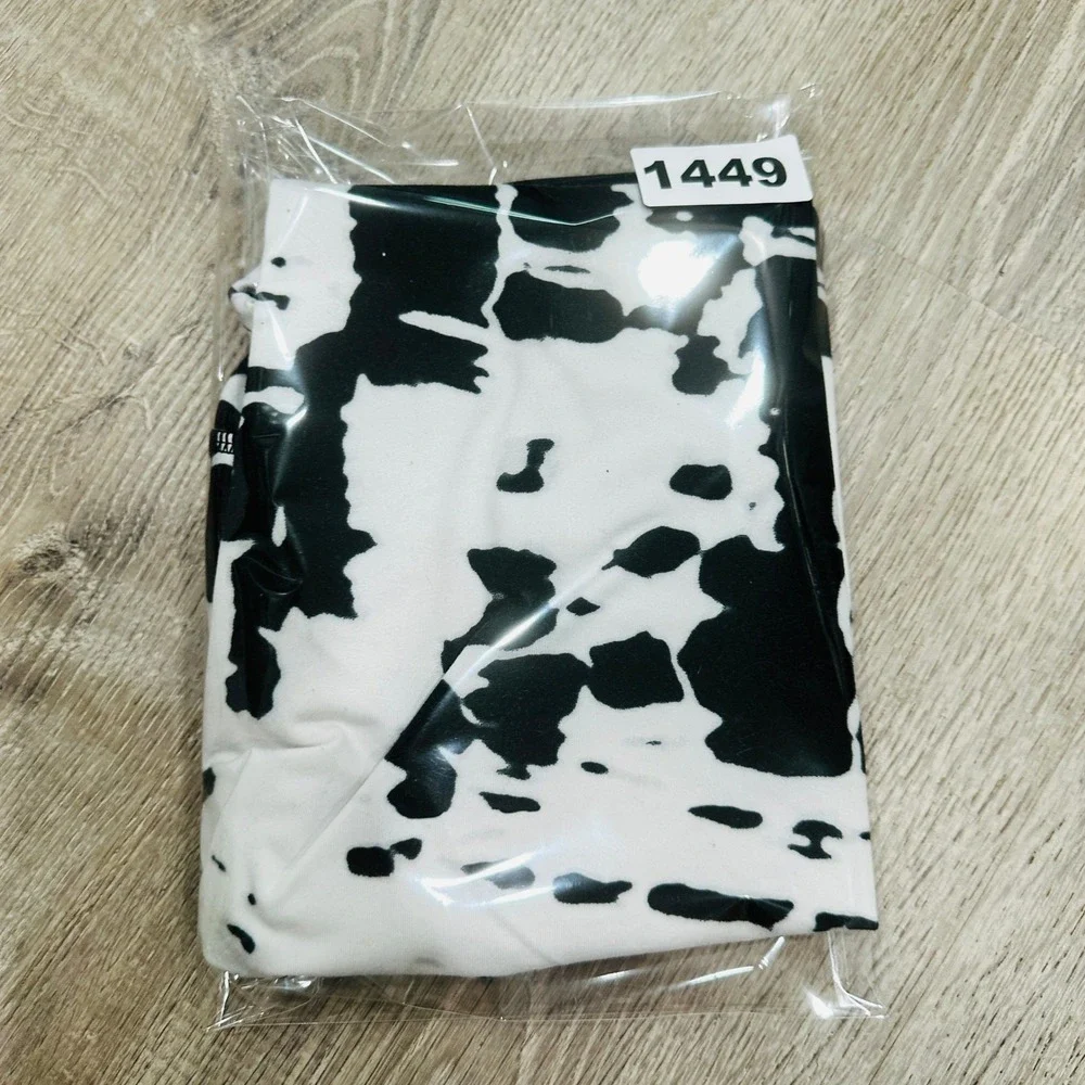 Alo Yoga Womens XS Black White Abstract Tie Dye‎ Cropped Active Capri Leggings